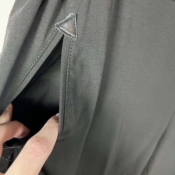 Guess Women's Size XL Dress‎ Pants Straight Pants  Black Pull On Solid Workwear - Picture 6 of 11